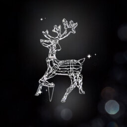 Christmas Standing Reindeer Rope Light Decoration - thumbnail 3