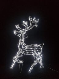 Christmas Standing Reindeer Rope Light Decoration - thumbnail 2