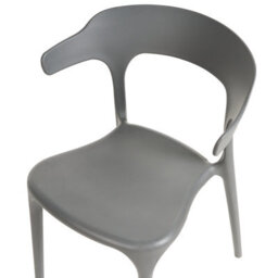 Beliani Set Of 4 Garden Chairs Gubbio Grey - thumbnail 7