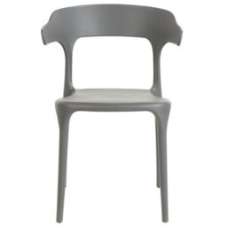 Beliani Set Of 4 Garden Chairs Gubbio Grey - thumbnail 6