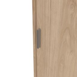 Tvilum Esla Scandinavian Matt Jackson Hickory Oak Effect 3 Drawer Large Triple Sliding Door Wardrobe (H)2004mm (W)1770mm (D)600mm - thumbnail 6