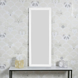 Urbn-Living White - Rectangle Mirror - 97X37Cm - thumbnail 2