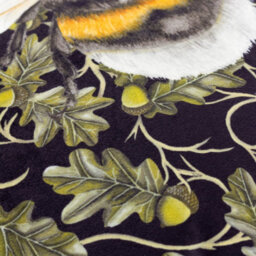 Wylder Braywick Orville Bee Printed Velvet Feather Rich Cushion - thumbnail 4