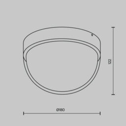 Luminosa Lighting Luminosa Mon Outdoor Surface Mounted Downlight Graphite 3000K 1100Lm Ip65 - thumbnail 3