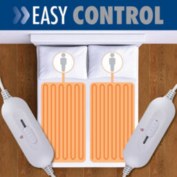 Purus Luxury Double  Size Electric Blanket Fully Fitted Heated Bed Underblanket Polyester Detachable Control 3 Heat Settings - thumbnail 6