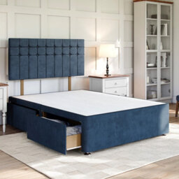 Divan Base Direct Plush Marine Platform Top Divan Bed Base Only 5Ft King Size With 2 Drawers - thumbnail 2