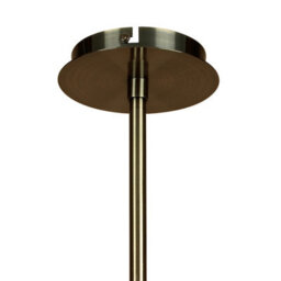 Luminosa Lighting Luminosa Alaska Pendant Convertible To Semi Flush 4 Light L1/sgu10, Antique Brass - thumbnail 3