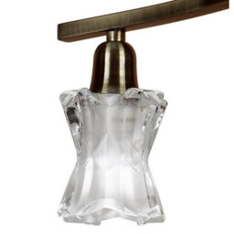 Luminosa Lighting Luminosa Alaska Pendant Convertible To Semi Flush 4 Light L1/sgu10, Antique Brass - thumbnail 6