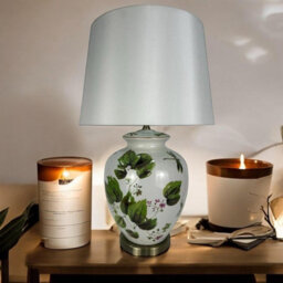 Minster Table Lamp And Shade - Ceramic - L35 X W28 X H51 Cm - thumbnail 4