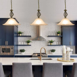 Long Life Lamps Company Vintage Antique Brass Ceiling Pendant Light Frosted Glass Fixture Chain Suspended H3123 - thumbnail 9