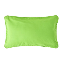 Homescapes Cotton Plain Green Rectangular Cushion Cover, 30 X 50 Cm - thumbnail 1