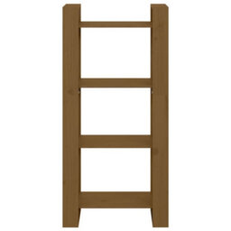 Berkfield Book Cabinet/room Divider Honey Brown 60X35X125 Cm Solid Wood - thumbnail 3