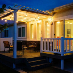 Xample Feit 48Ft 24 Led String Lights Outdoor Indoor Weatherproof Warm White Connectable Patio Garden Decorative Lighting Set - thumbnail 6