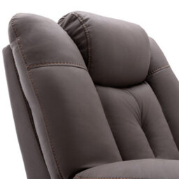 More4Homes Afton Fabric Recliner Rocking Swivel Gaming Cinema Lounge Sofa Chair Brown - thumbnail 4