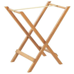 Beliani Outdoor Tea Table, Foldable Acacia Tray, Light Brown, 68 X 45 Cm - thumbnail 4