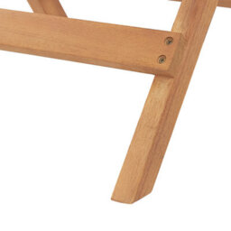 Beliani Outdoor Tea Table, Foldable Acacia Tray, Light Brown, 68 X 45 Cm - thumbnail 5