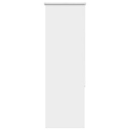 Berkfield Roller Blind Blackout White 55X150 Cm Fabric Width 50.7 Cm Polyester