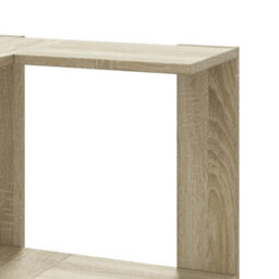 Vidaxl Corner Bookcase 5-Tier Sonoma Oak 50X50X179 Cm Engineered Wood - thumbnail 7