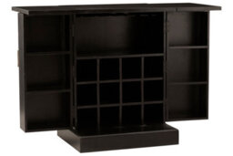 Orsina Elegant Design Bar Unit, Sustainable Crafted Unique Bar Unit, Exceptional Storage Drinks Display Cabinet - thumbnail 5