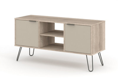 Core Products Augusta Driftwood 2 Door Wide Screen Tv Unit H57.0Cm X W114.5Cm X D39.5Cm - image 1