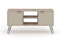 Core Products Augusta Driftwood 2 Door Wide Screen Tv Unit H57.0Cm X W114.5Cm X D39.5Cm - thumbnail 2