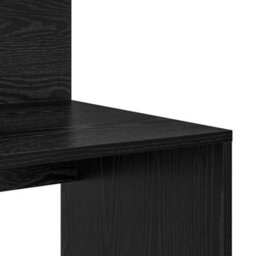 Berkfield Desk With Storage Black Oak 90X48X101.5 Cm Engineered Wood - thumbnail 7