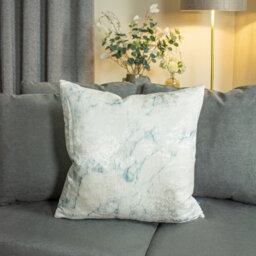 Ashley Wilde Cinnabar Marble Jacquard Polyester Filled Cushion - thumbnail 4