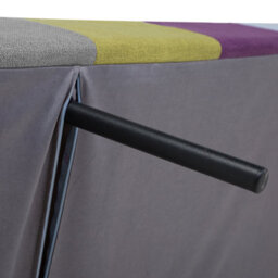 Beliani Sofa Bed 2 Seater Ingaro Fabric Multicolour - thumbnail 8