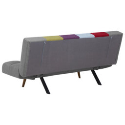 Beliani Sofa Bed 2 Seater Ingaro Fabric Multicolour - thumbnail 6