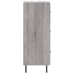 Berkfield Modern Sideboard Grey Sonoma 34.5X34X90 Cm Engineered Wood - thumbnail 7