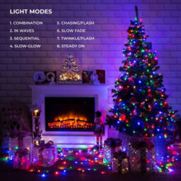 The Christmas Workshop 71160 200 Battery Operated Multi-Coloured Christmas Lights - thumbnail 3
