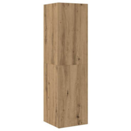 Berkfield Wall Mounted Tv Cabinets 3 Pcs Artisan Oak Engineered Wood - thumbnail 4