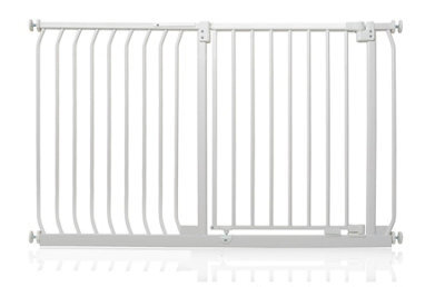 Safetots Elite Pressure Safety Gate, 134Cm - 143Cm, Matt White, Pressure Fit Stair Gate - image 1