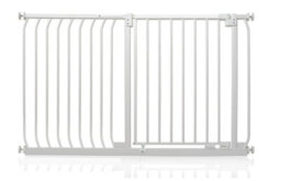 Safetots Elite Pressure Safety Gate, 134Cm - 143Cm, Matt White, Pressure Fit Stair Gate - thumbnail 1