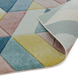 Modern Easy To Clean Geometric Rug For Living Room-80Cm X 150Cm - thumbnail 5