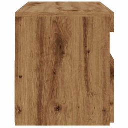 Berkfield Tv Cabinet With Led Lights Artisan Oak 90X35X40 Cm Engineered Wood - thumbnail 8