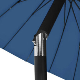 Berkfield Durable Outdoor Parasol With Aluminium Pole 270 Cm Azure Blue - thumbnail 6