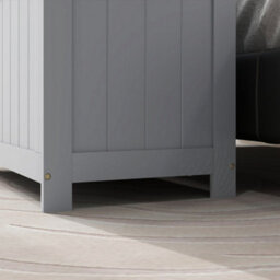 Wyld Haus Halumo Grey Panelled Wooden-Style Blanket Storage Chest 76 X 40 X 48 Cm - thumbnail 8