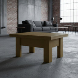 Eryk Modern Extendable Coffee Table Adjustable 100 To 200 Cm Design With Abs Edges In Hikora Finish - thumbnail 2
