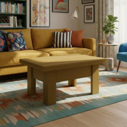 Eryk Modern Extendable Coffee Table Adjustable 100 To 200 Cm Design With Abs Edges In Hikora Finish - thumbnail 3