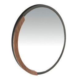 Angel Cerda Round Green Mdf Wood Wall Mirror - thumbnail 5