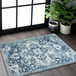 Ameha Non Slip Cashmere Door Rug Floor Mats , Stylish, And Pet-Friendly Indoor/outdoor Mat (Tranquil, 60X110 Cm) - thumbnail 6