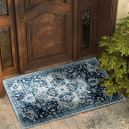 Ameha Non Slip Cashmere Door Rug Floor Mats , Stylish, And Pet-Friendly Indoor/outdoor Mat (Tranquil, 60X110 Cm) - thumbnail 2