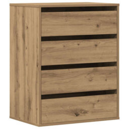Vidaxl Corner Chest Of Drawers Artisian Oak 60X41X76 Cm Engineered Wood - thumbnail 2