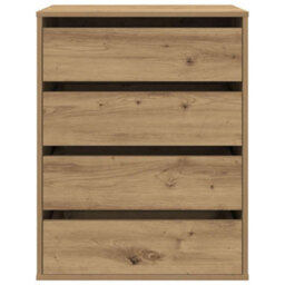 Vidaxl Corner Chest Of Drawers Artisian Oak 60X41X76 Cm Engineered Wood - thumbnail 4