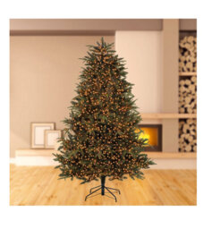 Premier Decorations Limited 2000 Led Treebrights Vintage Gold Multi-Action 50M Lit Length Green Cable - thumbnail 3