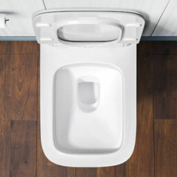 Nes Home White 1100 mm Lh L-Shape Basin Vanity Unit Wc Btw Rimless Toilet - thumbnail 5