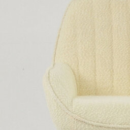 Lakeland Furniture Karlstad Natural Cream Boucle Wooden Leg Base Bar Stool - thumbnail 8