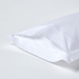 Homescapes White Egyptian Cotton Oxford Pillowcase 1000 Tc - thumbnail 3