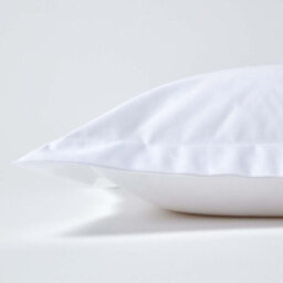 Homescapes White Egyptian Cotton Oxford Pillowcase 1000 Tc - thumbnail 2